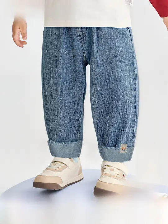 デニムパンツ キッズ ボーイズ 柔らかデニム 可愛い 秋 「Balabala」