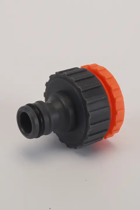 洗車用ホース接続アダプタ【46mm・水栓用・迅速接続・補修用・洗濯機・ホースガン対応】