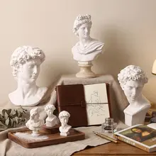 北欧風 ミニ ヴィーナス & ダビデ像 レジン製アートデコ小物
