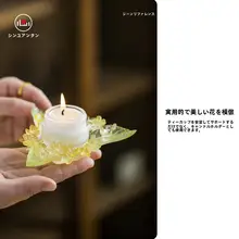 十二花神デザインの琉璃カップトレイ【茶席用・装飾アクセサリー・多様茶皿付き】