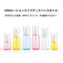 旅行用の分装ボトルセット【携帯用・押し出し式・化粧品・シャワージェル・シャンプー用空ボトル】
