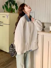 デザイン性のあるデニムパッチワークジャケット【春秋用・ホワイト・レディース・カジュアル】