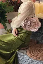 デザイン性のある花柄ハンドバッグ【パールハンドル・ショルダー対応】