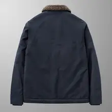 極上の柔らかさの羊羔绒コットンコート【メンズ・秋冬・フロントボタン・ゆったりシルエット】