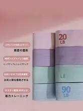 ヨガ用エラスティックバンド【トレーニング・ヒップリフト・深くしゃがむための抵抗バンド】