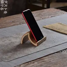 竹製スマートフォンスタンド【多用途・ティーケーキ展示用・タブレット対応】