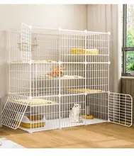 DIY対応 猫用キャットケージパーツ【自由な組み合わせ・大きなスペース・ラビットケージ用】