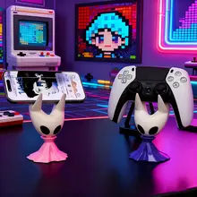 ゲームコントローラースタンド スマホスタンド ホロウナイト PS5 Xbox対応 デスク周り 収納 置物 インテリア 展示