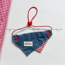 ペット用ダブルフェイス三角バンダナ【猫用・犬用・撮影用】