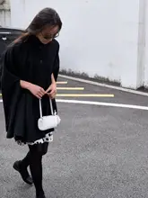 春夏オリジナルデザインのフリンジアクセサリー ペンシルケース付きトートバッグ【女性用・サクラピンク・ショルダーバッグ】