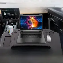 車載用折りたたみテーブル【後部座席用・ノートパソコンスタンド・携帯型】