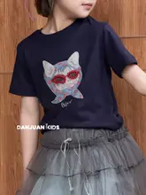 可愛いデザインの子供用半袖Tシャツ【キャラクター柄・ゆったりシルエット・夏用】