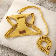 ハーネス型 犬用リード【小型犬・テディ・ビションフリーゼ・ポメラニアン対応】