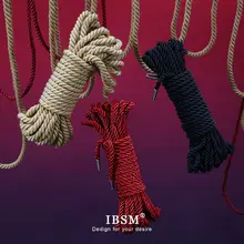 日式ロープアート用カラフル麻ひも【結び方レシピ付き・自縛用】