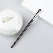 画春堂 H218 短毛アイシャドウブラシ【アイメイク用・平頭・動物毛・小サイズ】