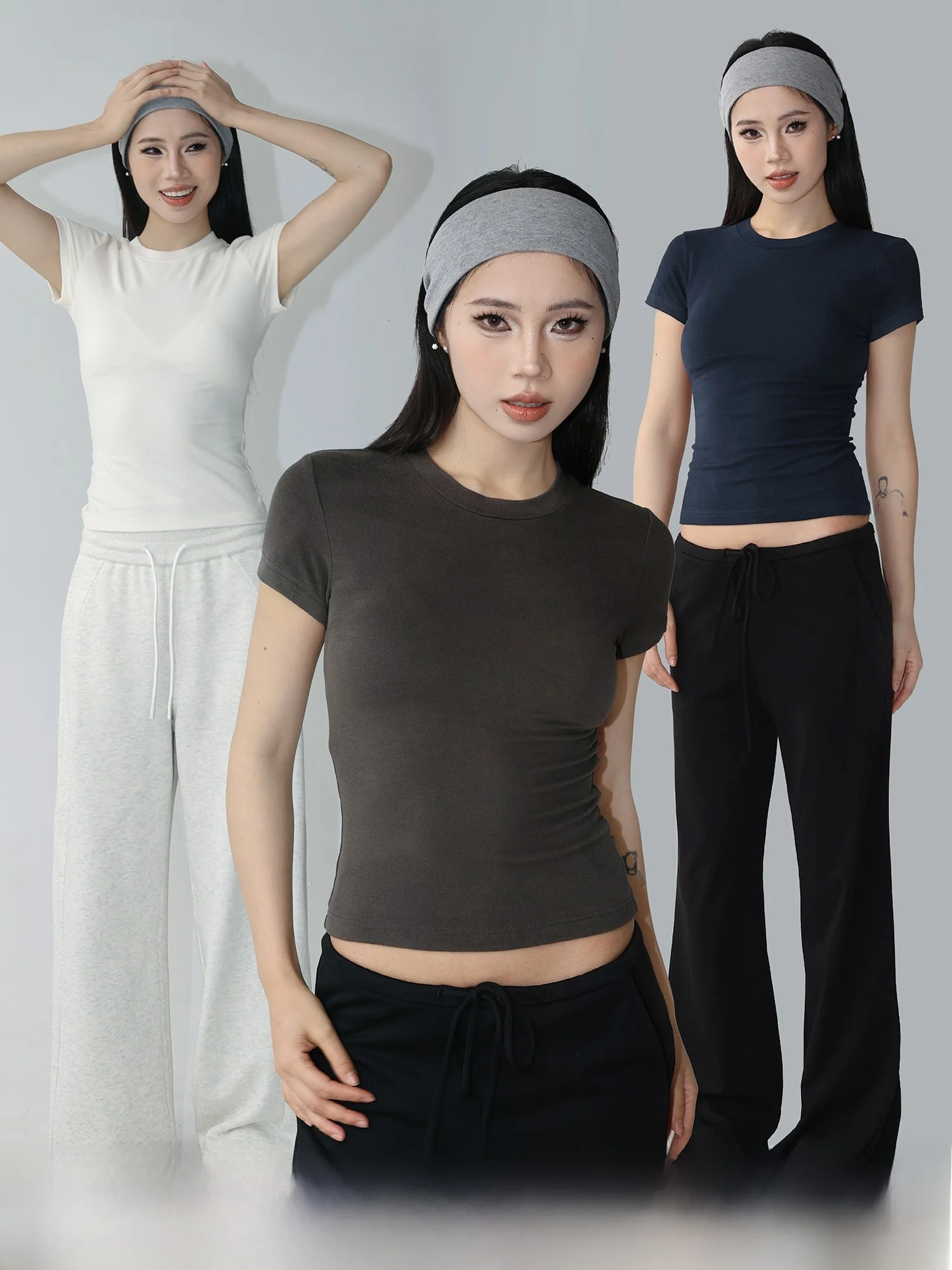 韓国系ファッションとは？高弾性スリムフィットTシャツによるスタイルの特徴