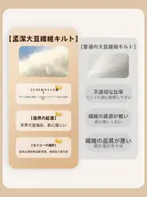 極上の柔らかさ 大豆繊維布団【春秋用・宿舎向け・加厚で保温】