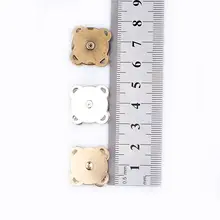 強力磁性の梅花型マグネットボタン【隠しボタン・手縫い用・バッグやコートに最適】