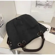 レトロスタイルのトートバッグ【ユニセックス・大容量・キャンバス製・通勤用】