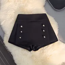 グレーのウール混フレアスカートパンツ【ハイウエスト・Aライン・ショート丈・小柄向け】（セットアップ対応）