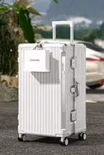 大容量スーツケース【頑丈なアルミフレーム・旅行用・持ち運びやすい】