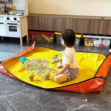 室内用水遊びマット【防水・洗える・持ち運び便利・子供用】