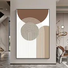 玄関ホール装飾絵画 リビングソファ 背景壁掛け絵