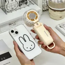 携帯用冷却ミニ折りたたみ式充電ファン【デスク用・学生向け】