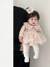フォーマルドレス キッズ ガールズ チュール ピーターパンカラー お宮参り 1歳のお祝い 春 秋