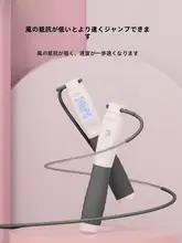 中欧製 ジャンプロープ【カウント機能付き・中学生向け・体育試験用・子供用スチールロープ】