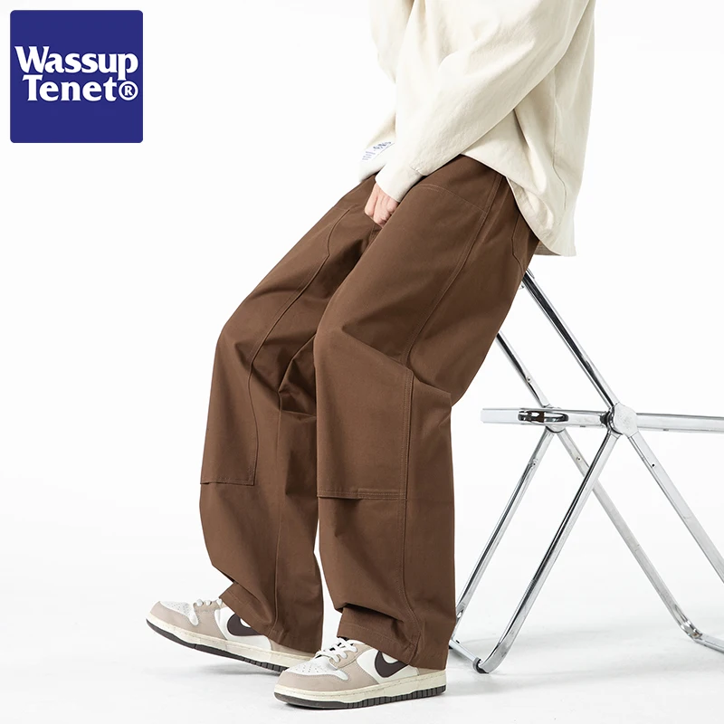 ストリート スナップ メンズはどう選ぶ？WASSUP TENETの春用ストレートカジュアルパンツが解決するリアルな悩み