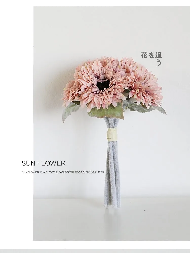 おうち時間を豊かにするおすすめアイテム とは クリームカラーのひまわり人工花束