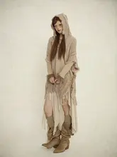 独特なデザインのハイウエスト半身スカート【不規則なシルエット・秋冬用・レトロスタイル】（セットアップ対応）