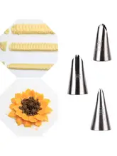小型クリームデコレーター・葉っぱ型装飾用口金【菓子製作に最適】