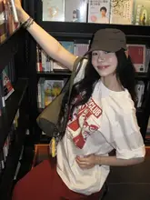 個性的なデザインの平たいキャップ【レトロなドット柄・薄手・春夏用】