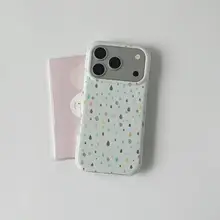 夏にぴったりなカラフル雨滴デザインのiPhoneケース【可愛い・衝撃吸収・Apple対応】