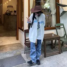 夏用 ゆったりデザインの中袖ベースボールジャケット【スタイリッシュな文字デザイン・男女兼用・カジュアル】