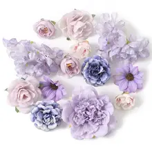 造花素材キット【ボタン・ハンドメイド用・ヘッドドレス・卒業式用】