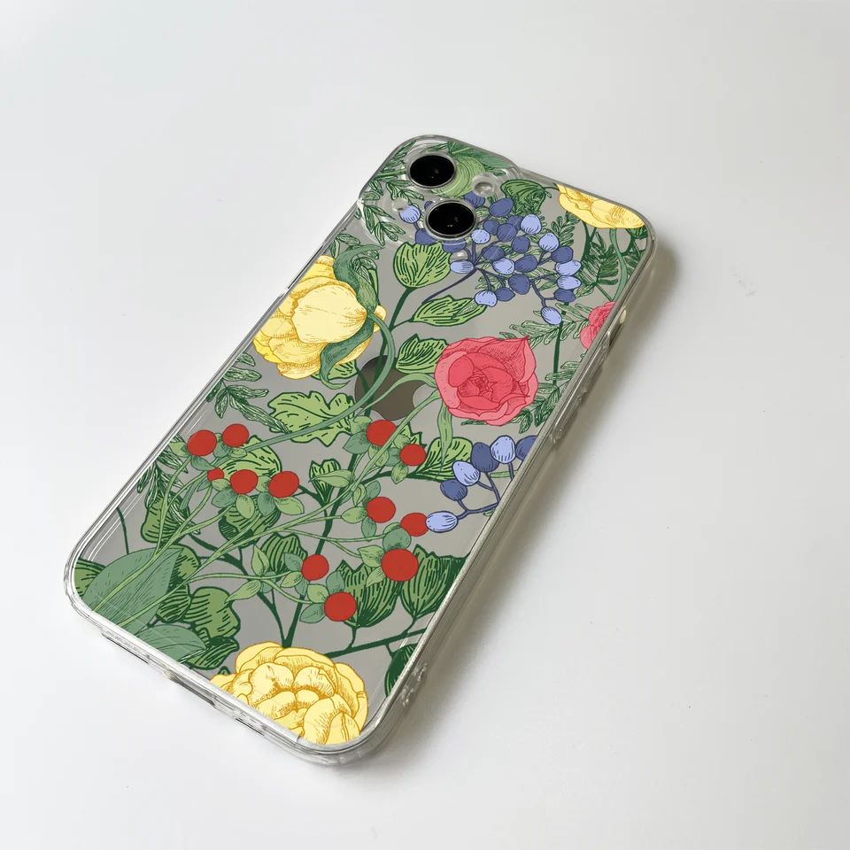 線描デザインのスマホケース【iPhone対応・全機種対応】