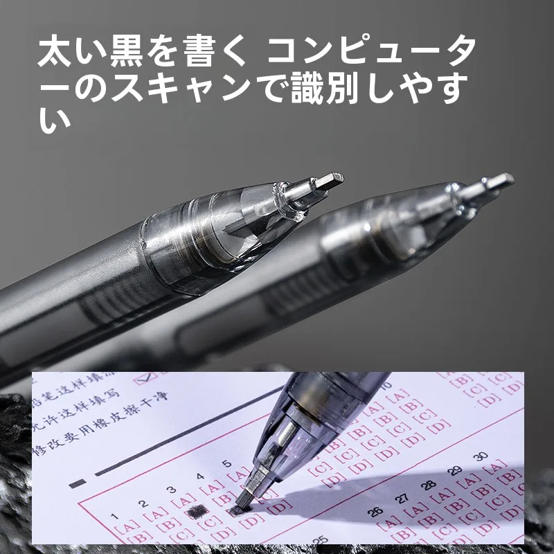 16キロ書ける鉛筆は本当に「永遠に書ける」のか？得力のブラッククリスタル2Bが試験場でどう活躍するのか