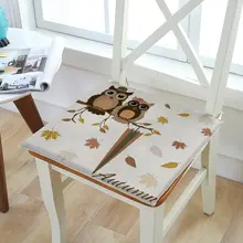 可愛いフクロウデザインの高密度海綿クッション【オフィスや学生用椅子に最適】