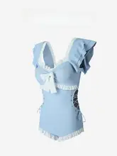APOTCARE レディース水着【可愛らしいデザイン・体型カバー・夏用・ワンピーススタイル】