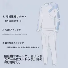 子供用スキー速乾ウェア【保温・吸汗・冬季用・フィットネス】（セットアップ対応）