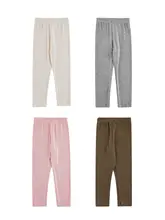 女の子用 軽やかで柔らかいレギンス【ストレッチ・無地・細畝】