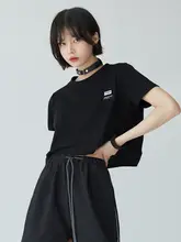 万有引力博物館のレディース半袖Tシャツ【コットン・ショート丈】