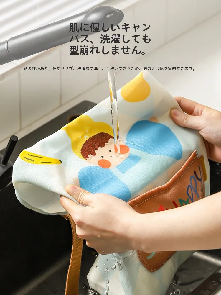 可愛いデザインの親子用エプロン：保育園で使える防水防油タイプの選び方