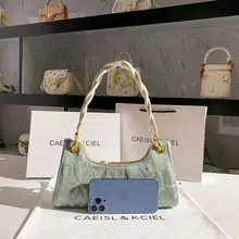 CAEISL&KCIEL レディースサイドバッグ【オリジナルデザイン・プリント・斜め掛け・夏用】