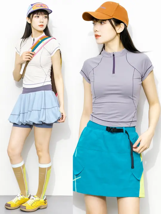 速乾性と抗菌性に優れた女性用トレーニングTシャツ【短袖・透湿・フィットデザイン】