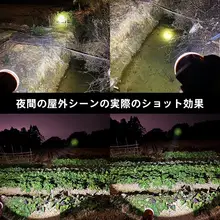 防水ヘッドライト【超高輝度・無段階調光・釣り用・頭に取り付け可能】