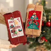 クリスマススイーツ用角型缶【ギフトボックス・クッキー＆ジンジャーブレッド用】